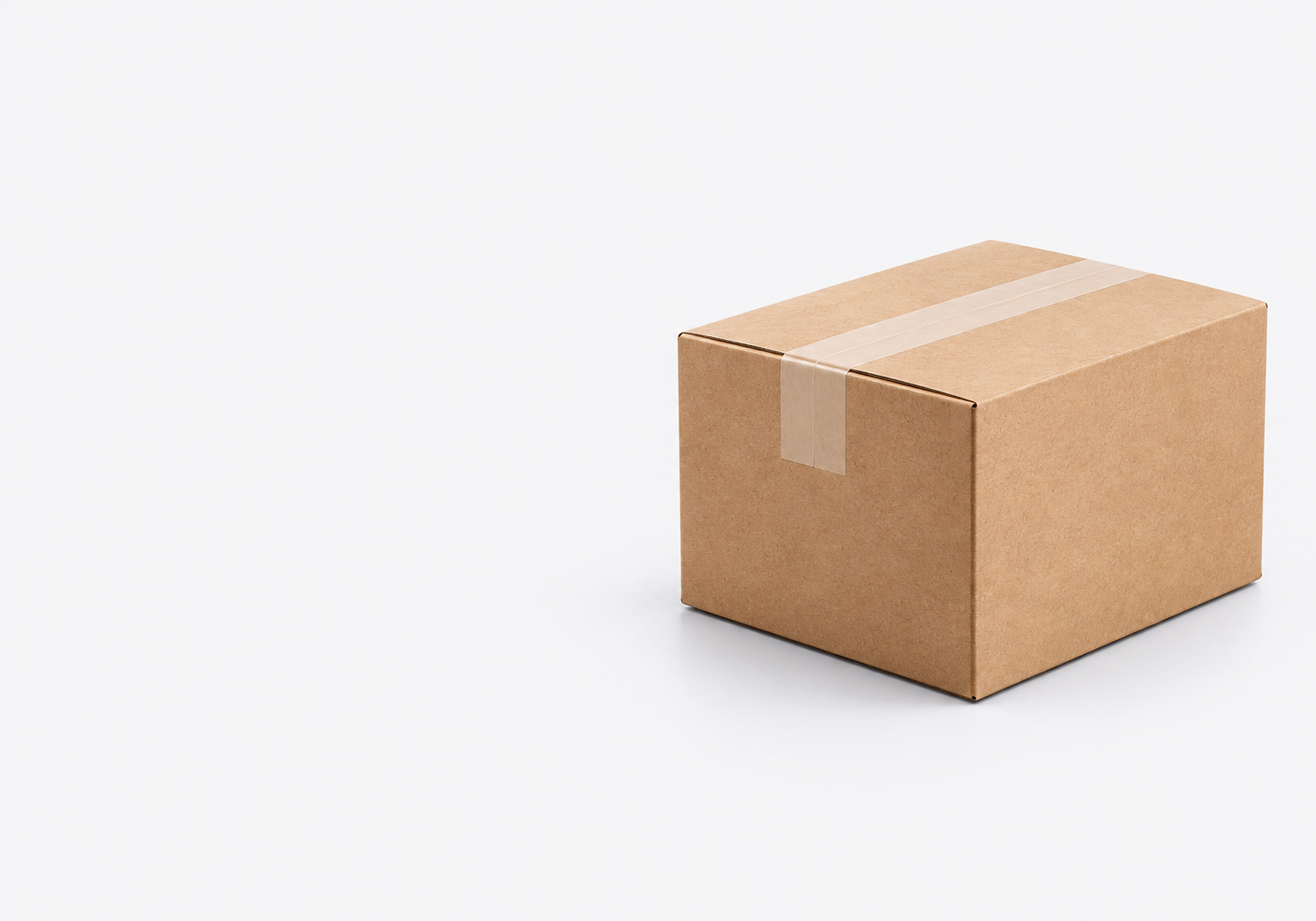Ilustración referencial · editorial delivery box