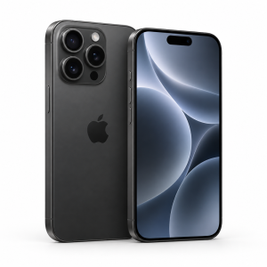 iPhone 16 Pro, ilustración frontal y posterior