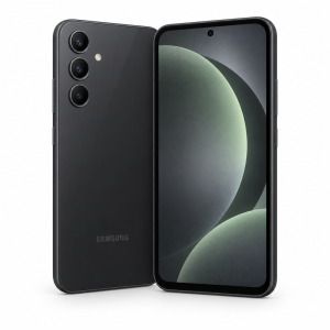 Galaxy A54 negro, ilustración frontal y posterior