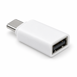 Adaptador USB-C macho a USB-A hembra, imagen referencial